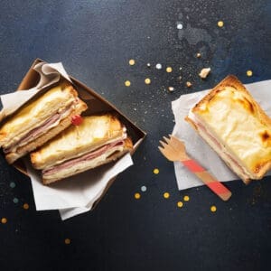 Gourmet croque monsieur