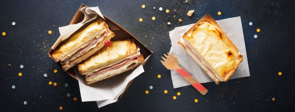 Gourmet croque monsieur