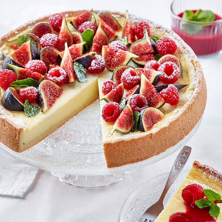 Raspberry cheesecake
