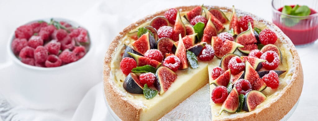 Raspberry cheesecake