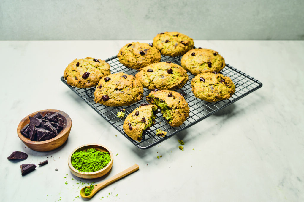 Matcha Chocolate Chunk Cookies